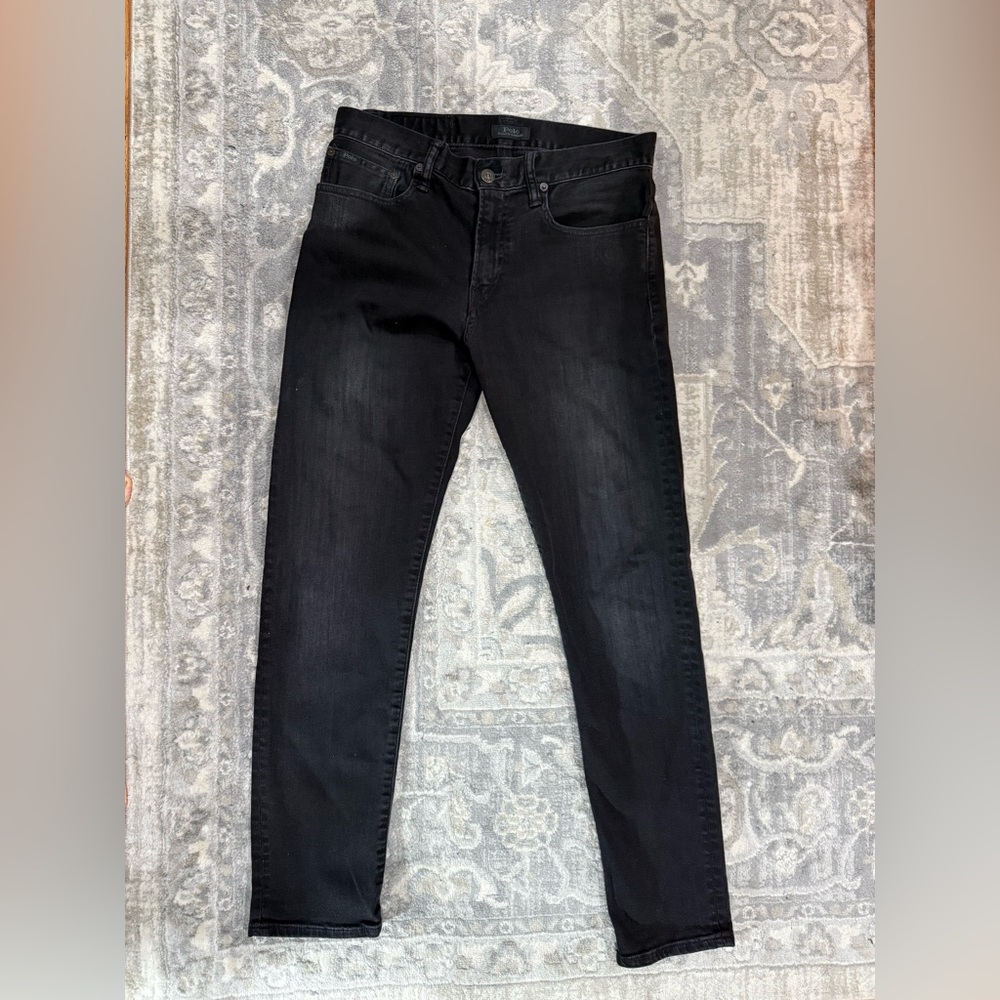 Polo Ralph Lauren Eldridge Skinny Dark Grey Black 30/30